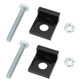 ECSiNG 2pcs 12mm Hole Dia Motorcycle Chain Adjuster Tensioner CNC Tensioner for Dirt Motor Bike Motorcycle 50cc 70cc 90cc 110cc 125cc Black