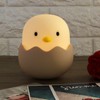 Cute Chick Shape USB Silicone LED Rechargeable Night Lamp Mini