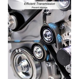 302040092 Lawn Mower Multi Wedge Belt Fit for PowerSmart DB2194SH DB2194PH DB8621SH DB8621PH Horizontal Engine Lawnmower