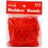 JAM PAPER Colorful Rubber Bands - Size 33 - Red