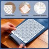 GLASSWINDS 50 Pcs Sashiko Stencil Kit, 7.9 X 5.9 Inch
