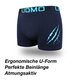 L&K Pack of 10 Men's Boxer Shorts Retro Shorts with Great Pattern Cotton 1102, 8 Pack-1121