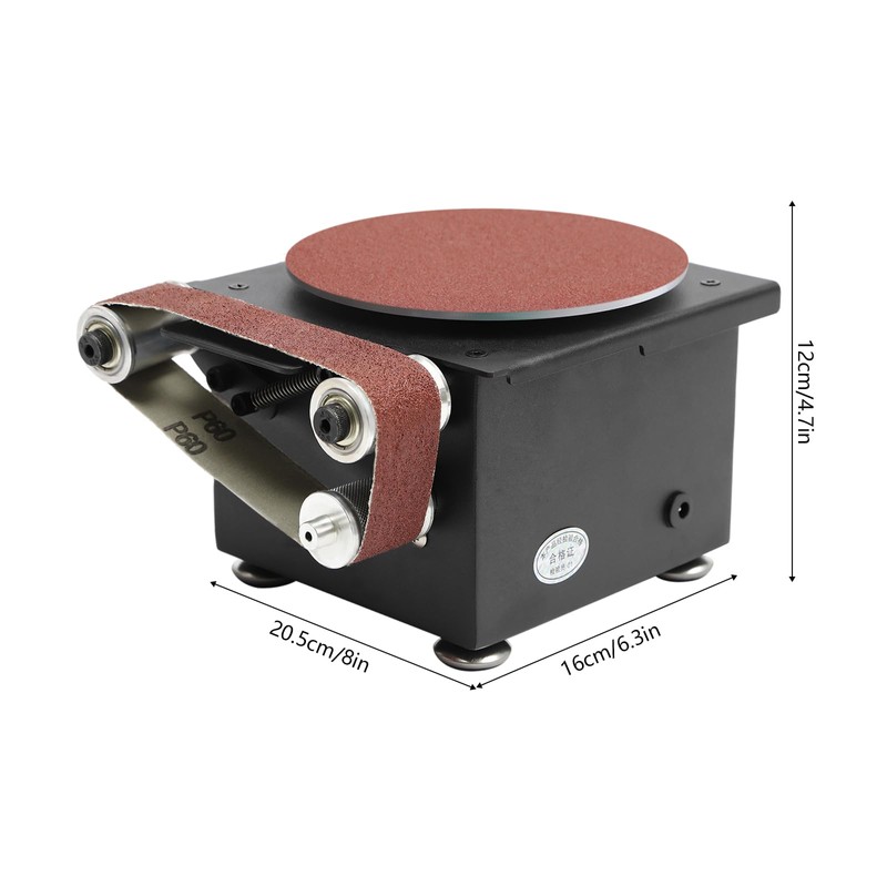 3 in 1 Mini Belt Disc Sander,6 Inch Sanding Disc