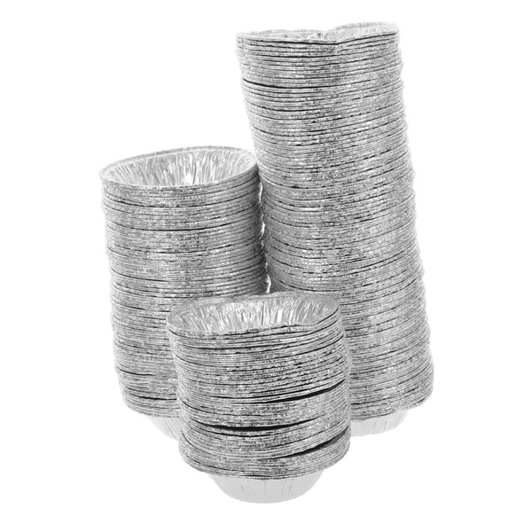 Cabilock 200Pcs Egg Tart Molds Foil Baking Trays for Pies