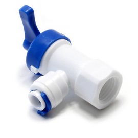 Naturewater Osmosis Tap Adapter with 12.91 mm (1/4 Inch) IG, Tank Valve Bypass for Storage Containers, Water Tank, Osmosis System