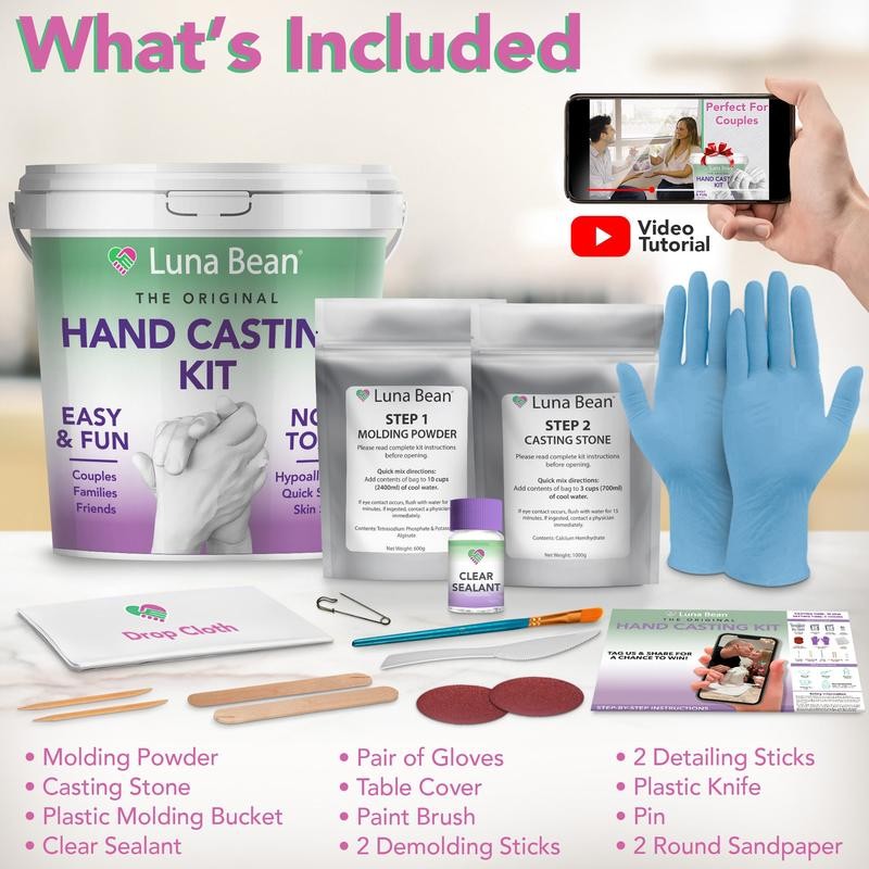 Luna Bean Original Casting Kit – Perfect Gift and Activity