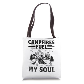 Campfires Fuel My Soul Camping Scouting Scouts Scout Tote Bag