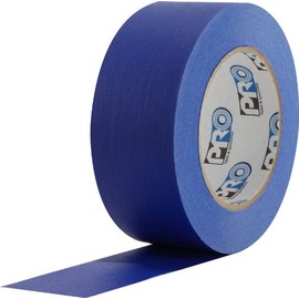 ProTapes Colored Crepe Paper Masking Tape, 60 yds Length x 1" Width, Dark Blue (Pack of 36)