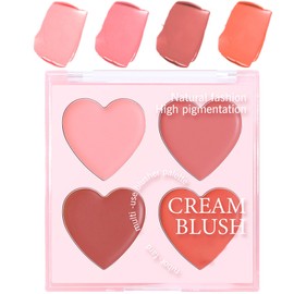 Makeup Blush Palette - Face Matte Contour Blush Makeup Palette - Smudge Proof Beauty Make Up Cosmetics for Performance Event Travel Vacation Wedding