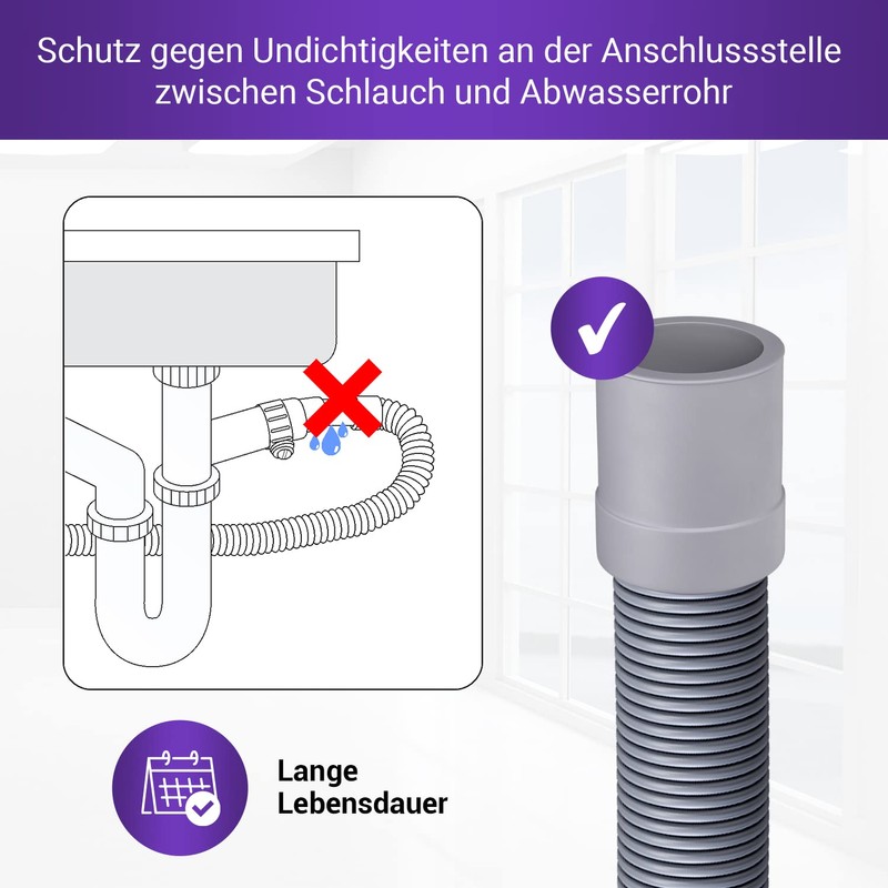 Viоks.pro Drain Hose End Piece 22 mm Diameter - Hose
