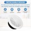 Round Air Vent Cover, 6 Inch Adjustable, ABS Ceiling Vent,