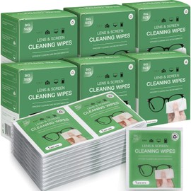 Swiffen 600 Count Lens Cleaning Wipes Individual Wrapped Eye Glasses Cleaning Wipes Lens Cleaning Wipes for Eyeglasses Camera Lens Wipes Glass Lens Cleaner Wipes Lens Cleaners for Glasses