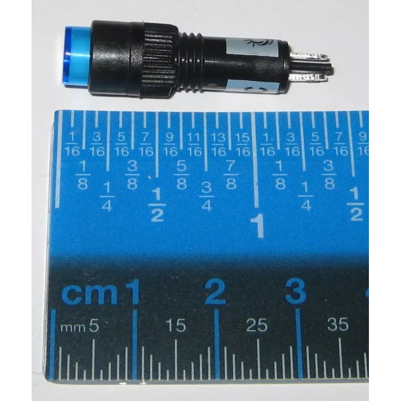 Unbranded/Generic Panel Mount Round Mini LED 8 mm 12 V