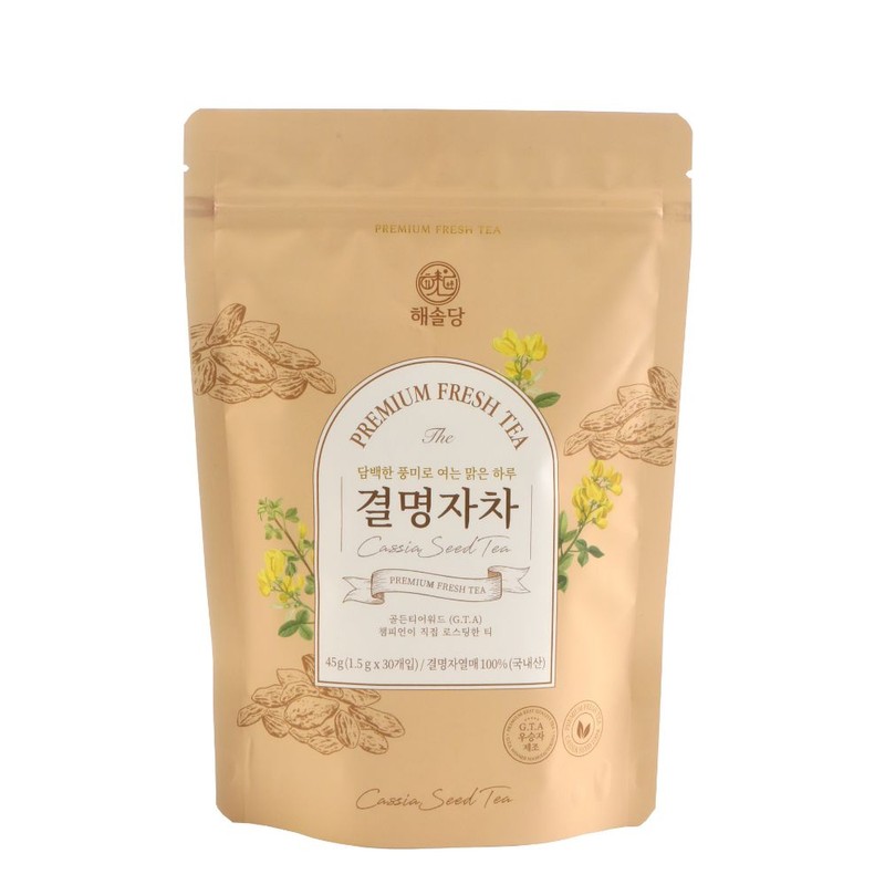 해솔당 국산 프리미엄 결명자차 골든티어워드 우승 Haesoldang Premium Guheung Tea
