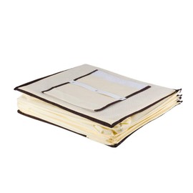 4 POCKETS GARMENTS CLOTH STORAGE HANGER SHELVES WARDROBE SHOES ORGANISER (4)