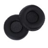 Housoutil 3pcs Replacement Pu Ear Pads for Headphones Soft Black