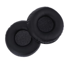 Housoutil 3pcs Replacement Pu Ear Pads for Headphones Soft Black Cushions for Enhanced Sound Isolation and Comfort Thickness