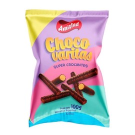 La Amistad Super Crunchy Choco Sticks Milk Chocolate Coated , 100 g / 3.53 oz (pack of 3)