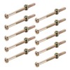 sourcing map M6 x 70mm Furniture Bolts Nut Set Hex