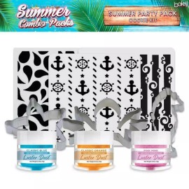 Bakell Summer Party Collection A (9 PC Set) | Cookie Making Kit | Baking Gift Set