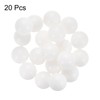 sourcing map 20pcs POM Bearing Balls 25mm Solid Plastic Bearing