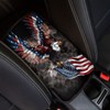 Finagallathe American Flag Center Console Cover American Eagle Armrest Cover