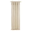 Lush Decor Boho Macrame Textured Cotton Window Curtain Panel Single