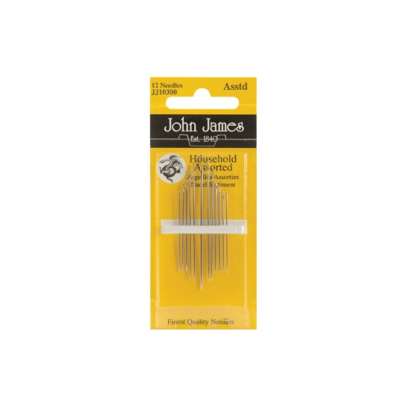 Household Hand Needles-Assorted 12/Pkg