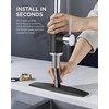 FORIOUS Kitchen Faucets with Pull Down Sprayer, High Arc Single
