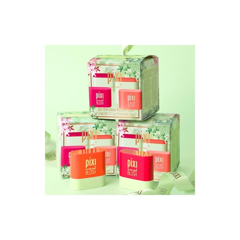 Pixi Beauty On-the-Glow - Juego de regalo de mini rubor,
