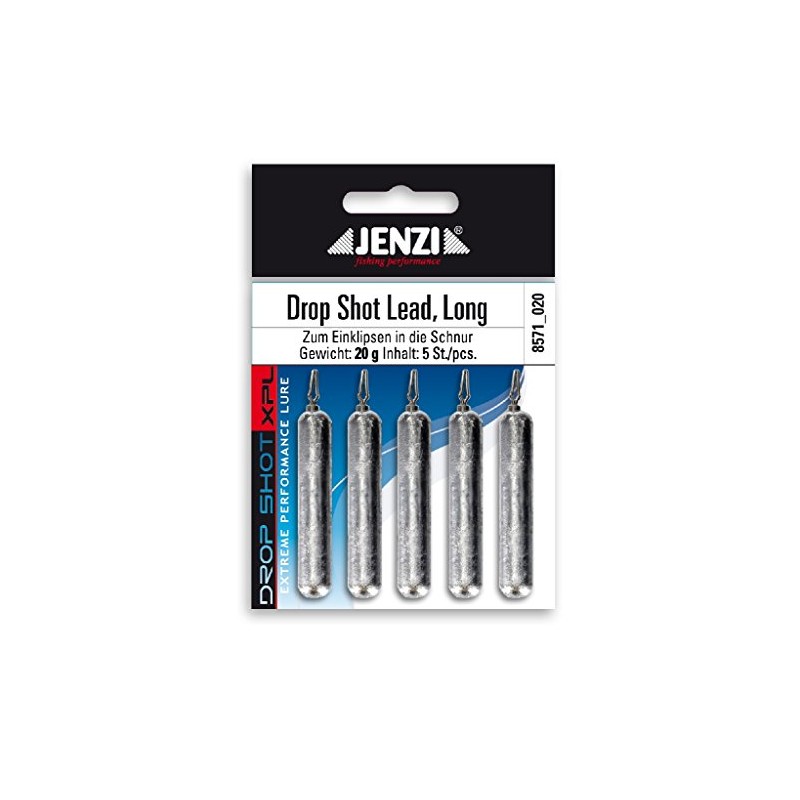 Jenzi Drop-Shot lead weights long, 5g