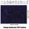 HQM 7x5FT Soft Fabric/Polyester Night Sky Star Universe Space Starry