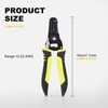 Wire Stripper - ShiningUU 10-22 AWG 7" Anti-Slip Precision Cable