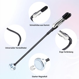 KIBBEH Third Hand Soldering with Magnetic Base, 10 Third Hand Soldering and 1 Iron Box as Base, Soldering Aid Third Hand, Flexible Gooseneck Metal Arms, Board Holder