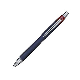 Uni-Ball sxn217r Blue Ballpoint Pen, Silver, Red