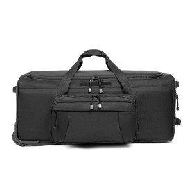 Tactical Deployment Duffle Bag Large Capacity Travel Gear Bag Camo Outdoor Camping Hunting Bagcolor: Black