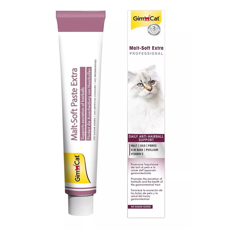 GimCat 100g Malt Soft Extra Professional Daily Anti Hairball Support