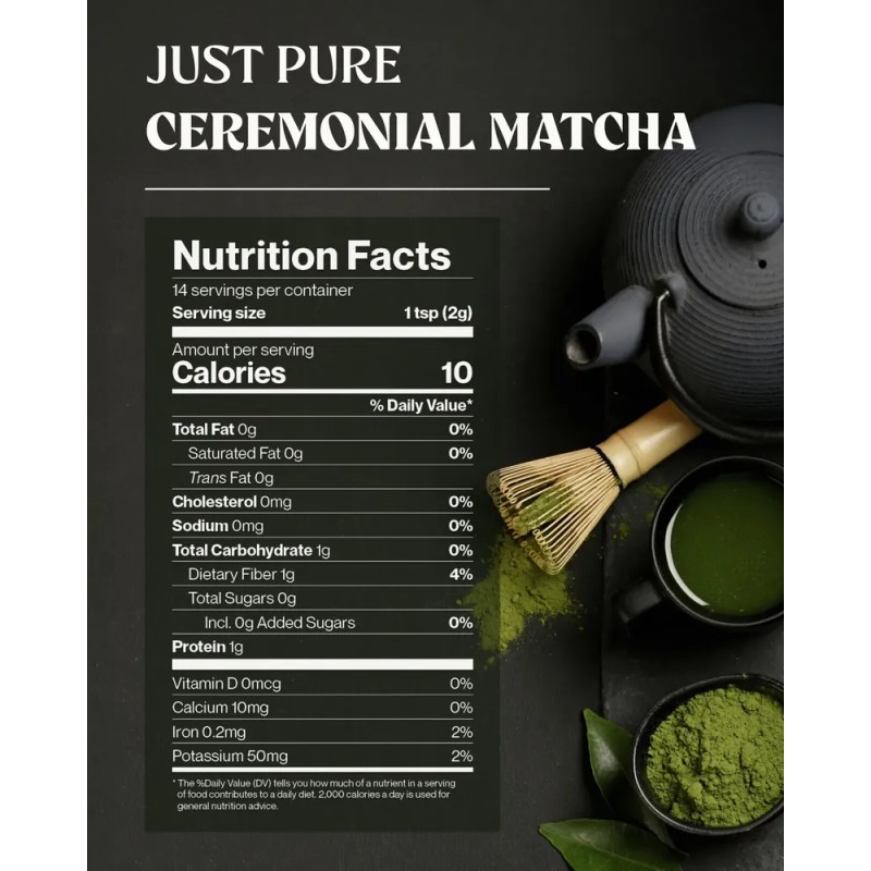 Naturalebio Té Verde Matcha En Polvo Orgánico 99 G