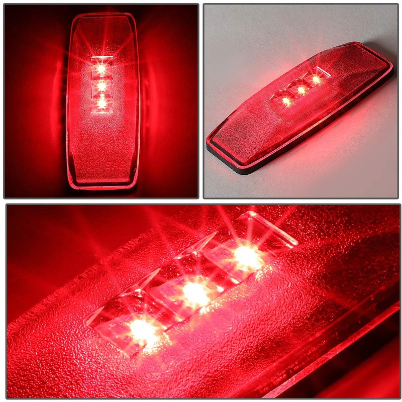 4Pcs Dually Bed Fender LED Side Marker Light for 94-02