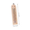 CAXUSD Professional Wall Thermometer Pcs Wooden Room Thermometers Accurate Temperature