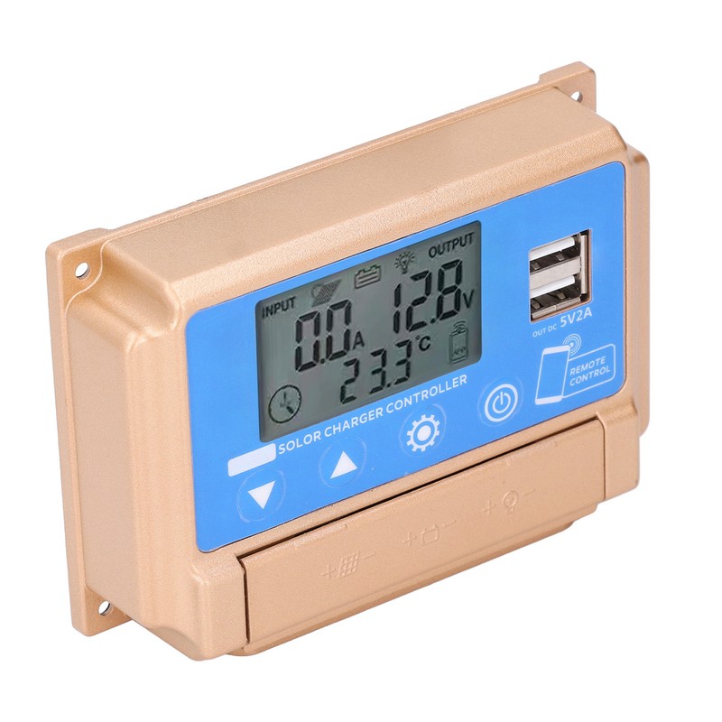 Solar Charge Controller Dual USB MPPT Intelligent Solar Panel Regulator