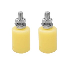2 x Sliding Gate Guide Pulley Nylon Heavy Duty Rail Support Assembly for Home Garage Garden 32x40mm