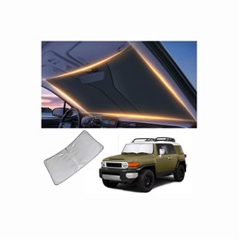 Windshield Sun Shade for Toyota FJ Cruiser Front Window Shades Cover for 2007-2014 FJ Cruiser Windshield Sun Visor Protector Car Accessories