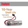 XCGonSa (10 Pack ER6V/3.6V 2400mAh PLC Single Use Li-ion Battery