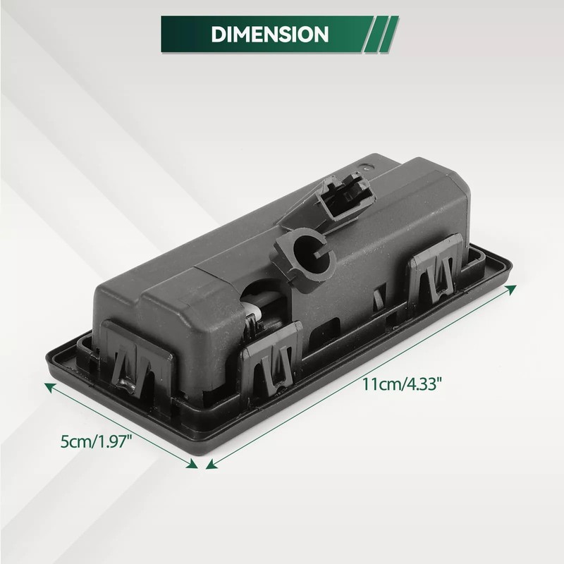 Bohaner Tailgate Handle 3V0827566 Tailgate Switch 2 Pin Boot Gate