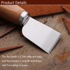 2 Pcs Leather Cutting Knife Craft Tool with Wooden Handle