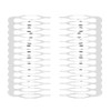 Zac's Alter Ego Pack of 12 7.5cm Metal Combs -