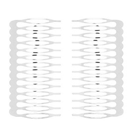 Zac's Alter Ego Pack of 12 7.5cm Metal Combs - Great for Bridal Accessories, Tiaras, Fascinators