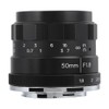 NEWYI 50mm F1.8 E Mount Large Aperture Portrait Manual Lens