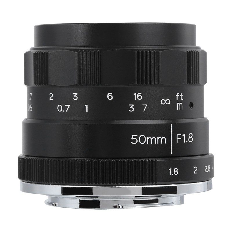 NEWYI 50mm F1.8 E Mount Large Aperture Portrait Manual Lens